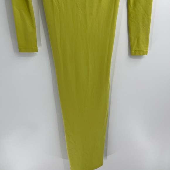 Simon Miller Stretch Kiwi Xema V-Neck Long Sleeve Dress Size Xs/small - Picture 9 of 12